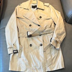 Banana Republic Tan Trench Coat, size XS.